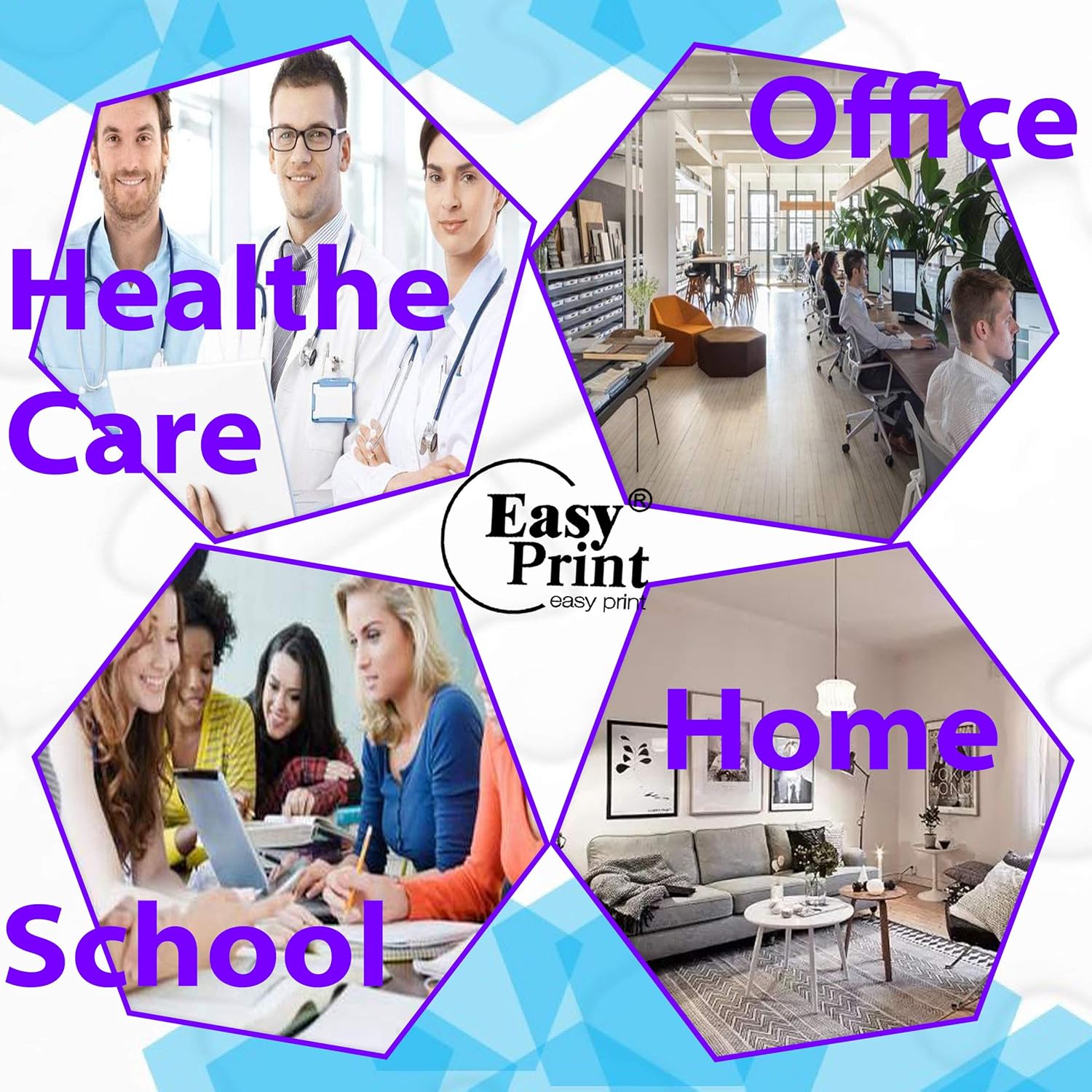 EASYPRINT Compatible (3X Yellow) 655A CF452A Toner Cartridges Work with HP M652n M652dn M653dn M653x 653dh M681f 682z Printer, (Total 3-Pack)