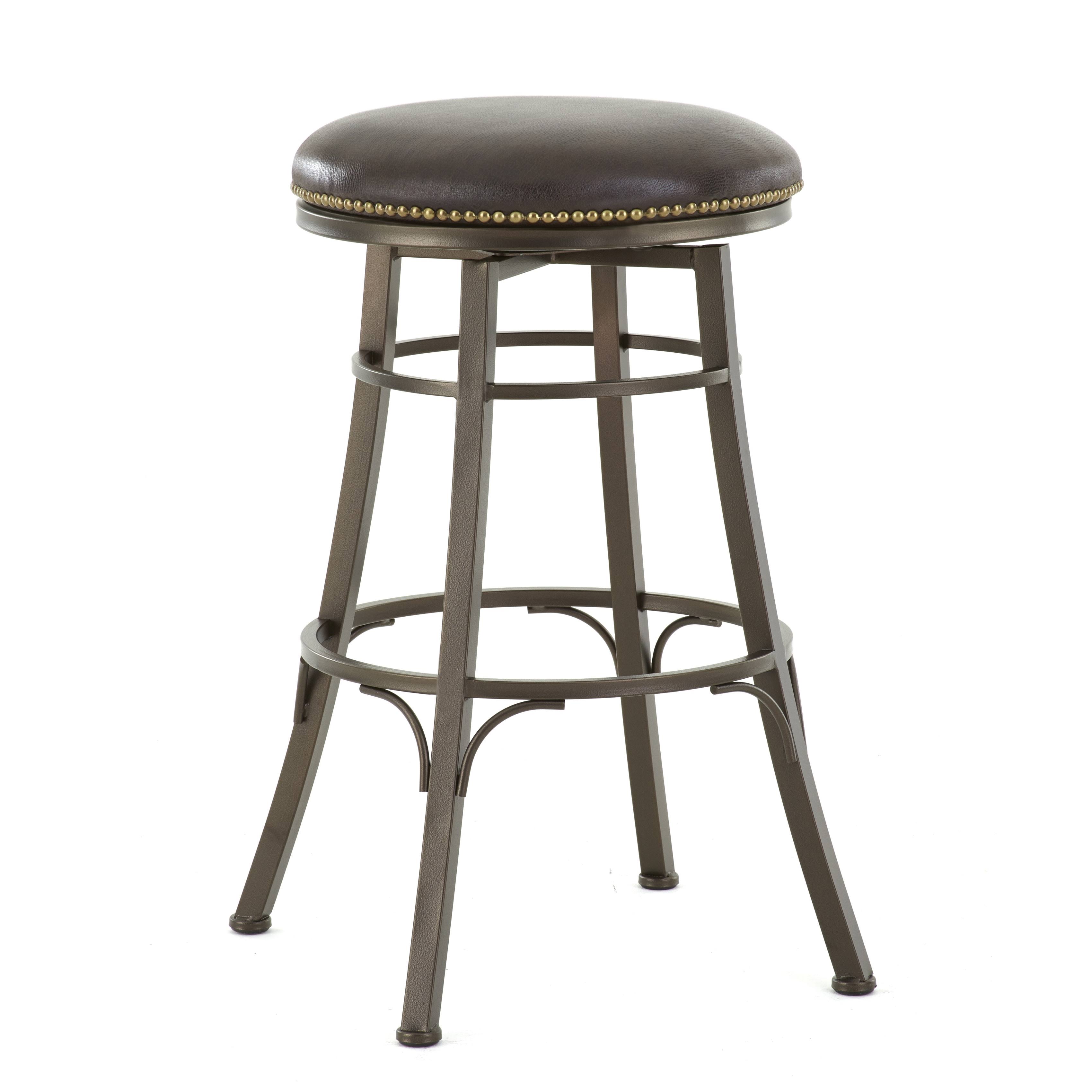Copper Grove Tejeda Backless 24-inch Metal Swivel Stool (Bar Stool - Brown)