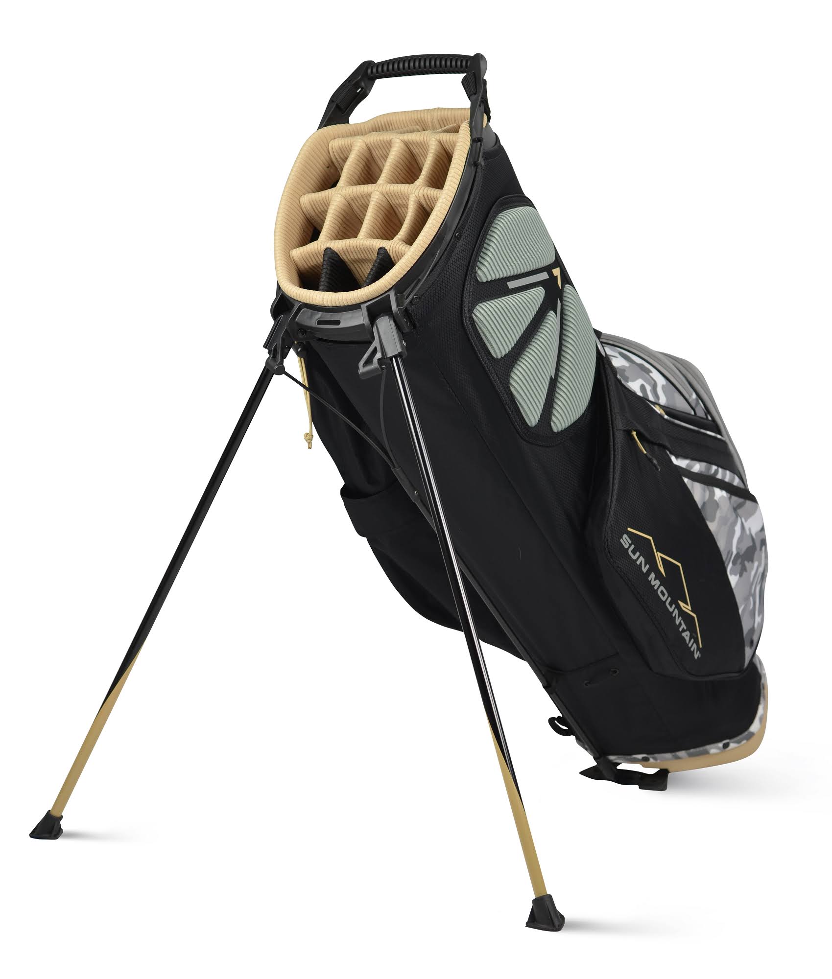 Sun Mountain 4.5 LS 14-Way Stand Bag - Black/Gunmetal/Rush