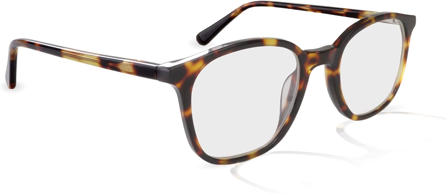 TrueDark Daylights Dark Tortoiseshell Pro Blue Light Blocking Glasses - Protect Your Eyes from Harmful Junk Light Pack of 2