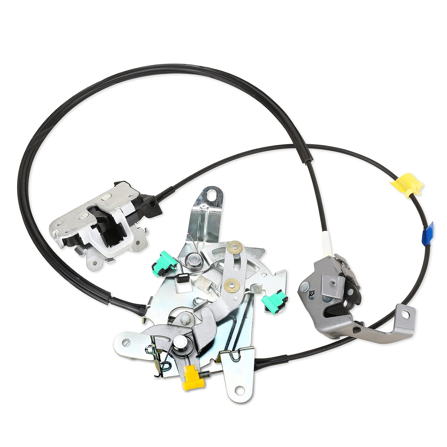 MITZONE Rear Left Drive Side Door Lock Latch Cable with Cable Compatible with 1999-2007 Ford F-250 F-350 Super Duty Extended Super Cab oe # 6C3Z28264A01A Pack of 2