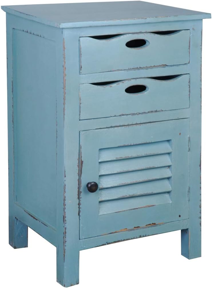 Sunset Trading Cottage Beach Blue Accent Table CC-CHE512LD-BB