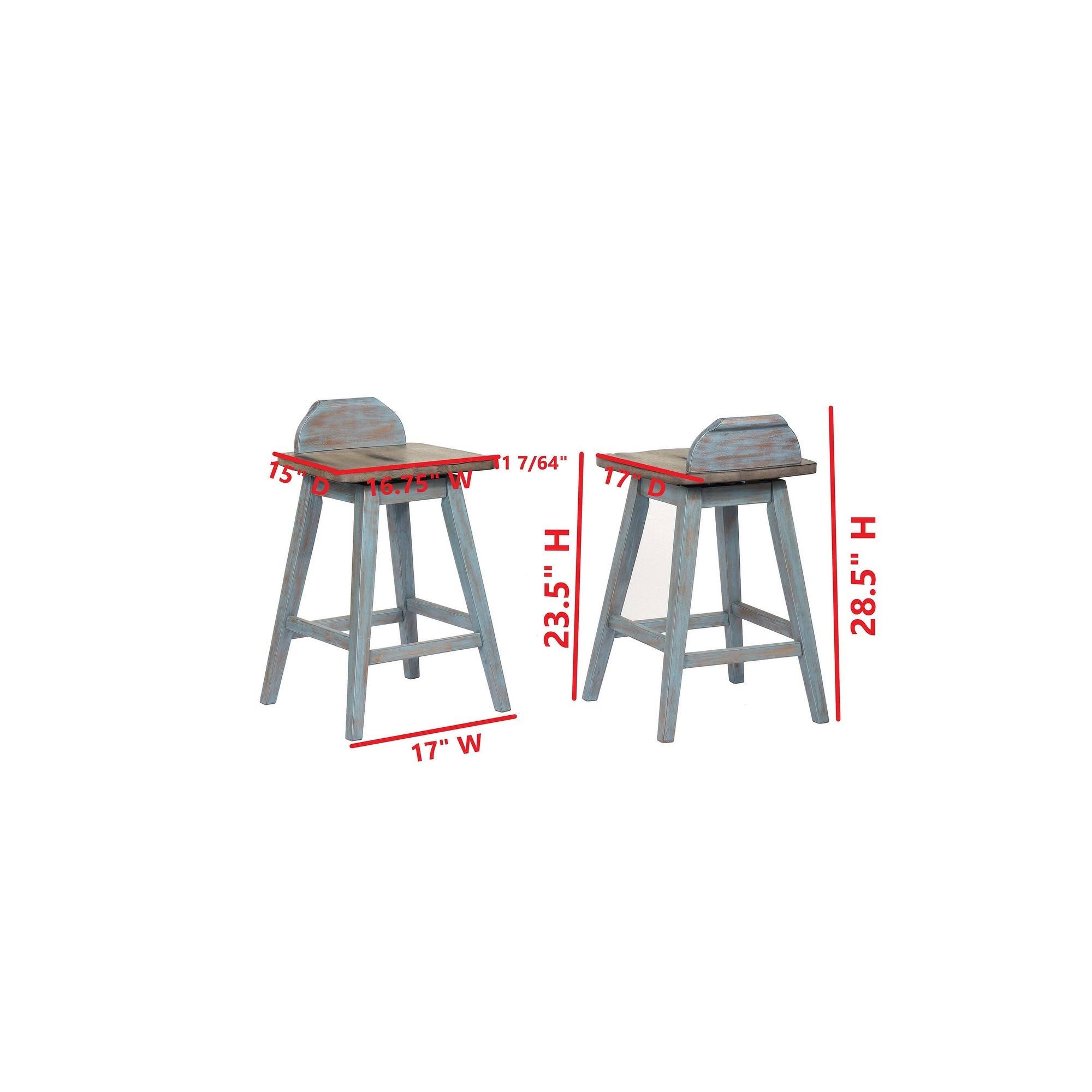 Ku0026b Furniture Rustic Backless Counter Stool