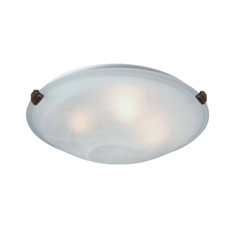 Artcraft Lighting AC2353SPWH Clip Flush Flush Mount Light, White