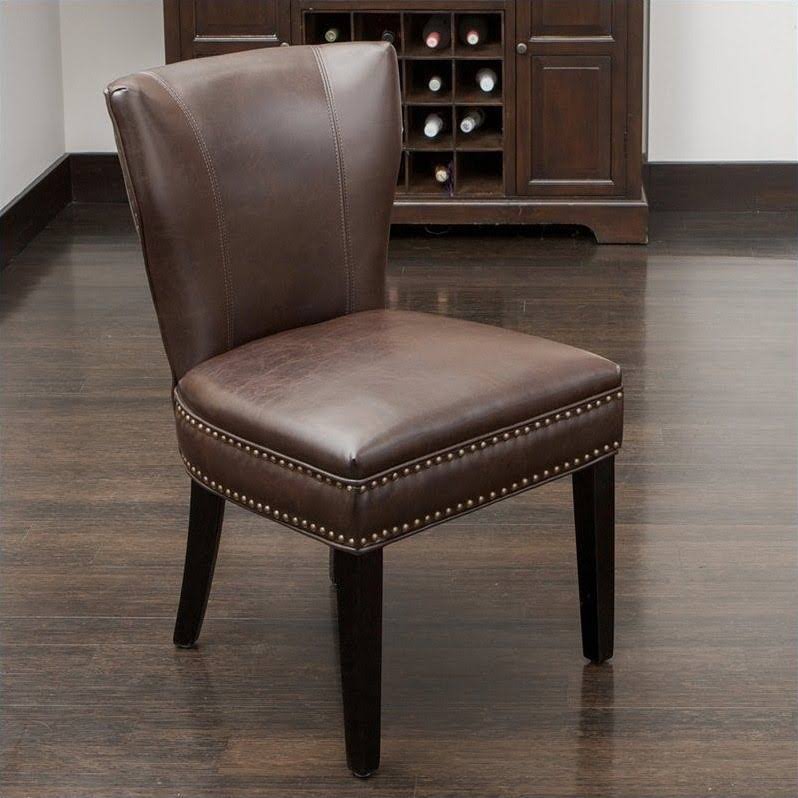 Noble House Trent Home Thelma Accent Dining Chair in Brown