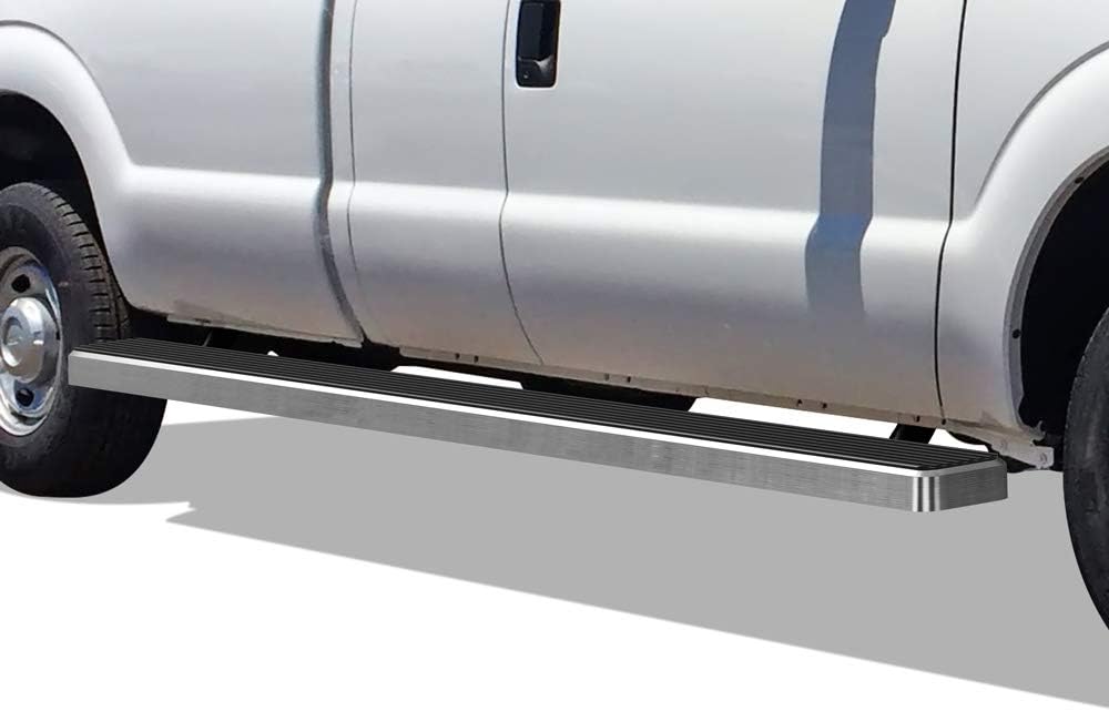 APS iBoard Black Running Boards Style Compatible with Ford F250 F350 Super Duty 1999-2016 Extended Cab (Nerf Bars Side Steps Side Bars)