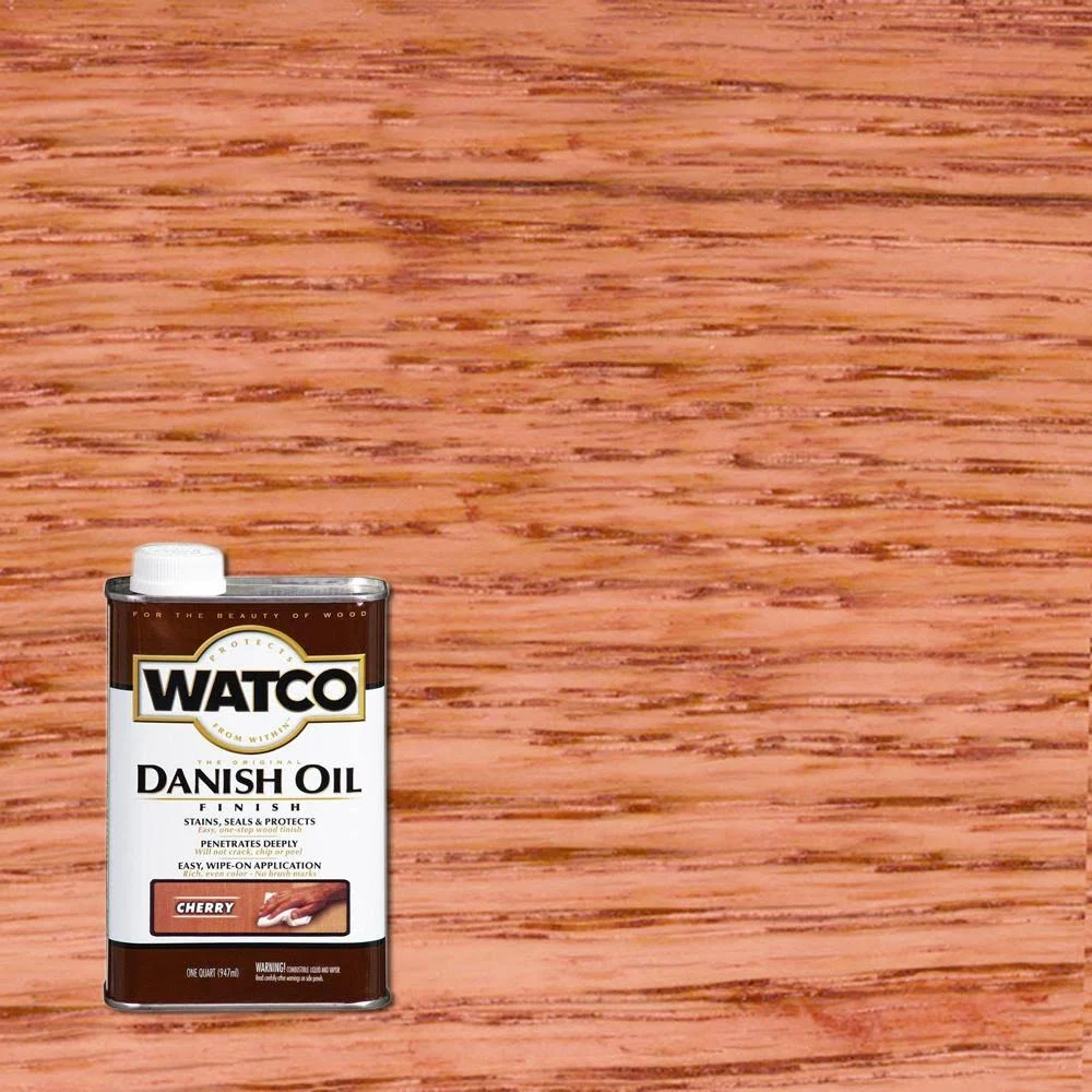 Watco 1 gal. Cherry Danish Oil (2-Pack), Red