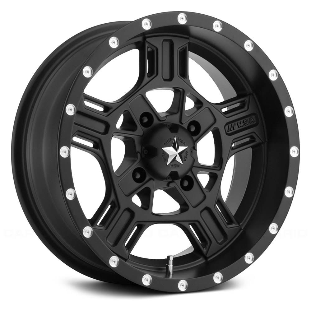 MSA Offroad M32 Axe Wheel 14x7 4x156 0mm Satin Black