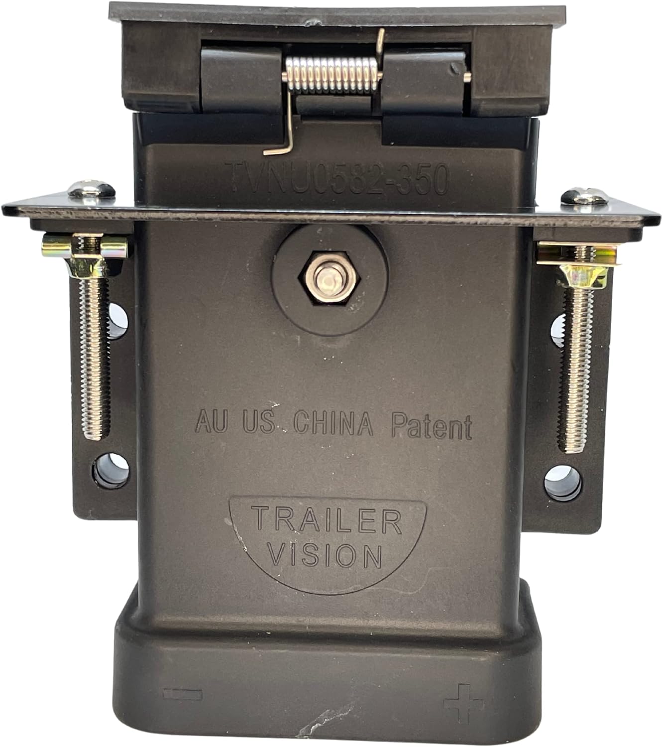 Trailer Vision 350 Amp Anderson Plug Cover 350A - Anderson Connector Dust Cover Panel or Surface Mount Fitting for Jumper Cables Tow Truck Tractors Campers Caravan (350 Amp)