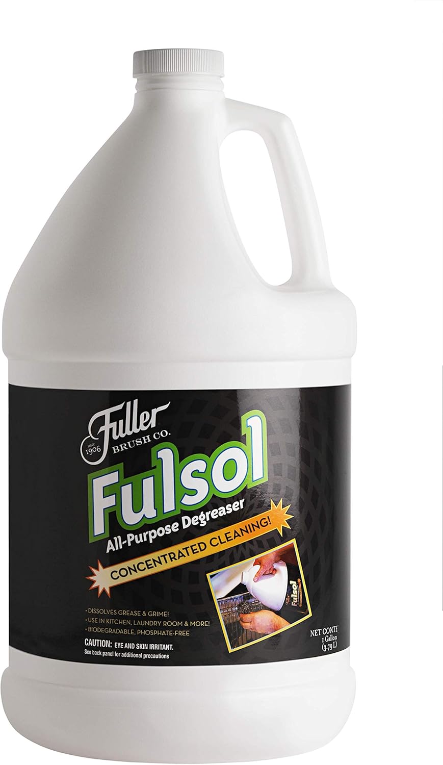 Fuller Brush Fulsol Degreaser – Dissolves Grease & Grime – Makes 60 Gallons of Cleaning Solution - 1 Gallon Pack of 2