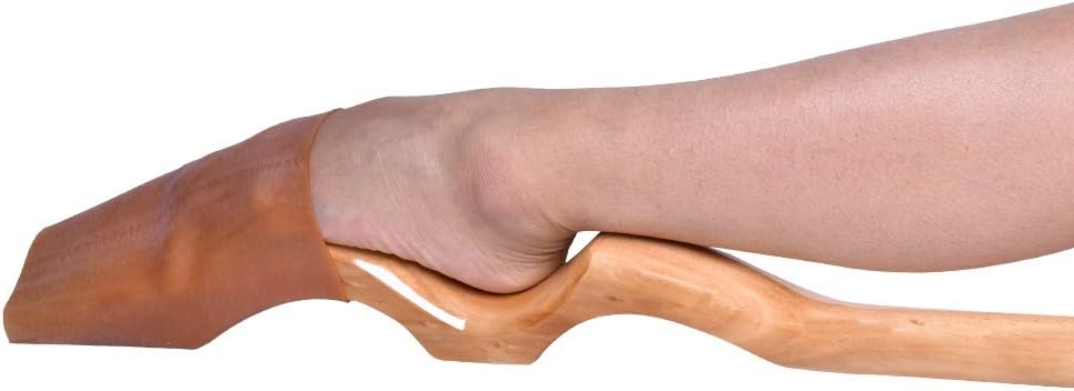 Ballet Foot Stretch, Wooden Pine Dance Foot Stretcher Professional Arch Enhancer with Elastic Band for Ballet Dancers Gymnastics Yoga Dancers Latin Belly, Stretcher Size: Approx. 28.3 x 2.7 x 1.4inch Pack of 2