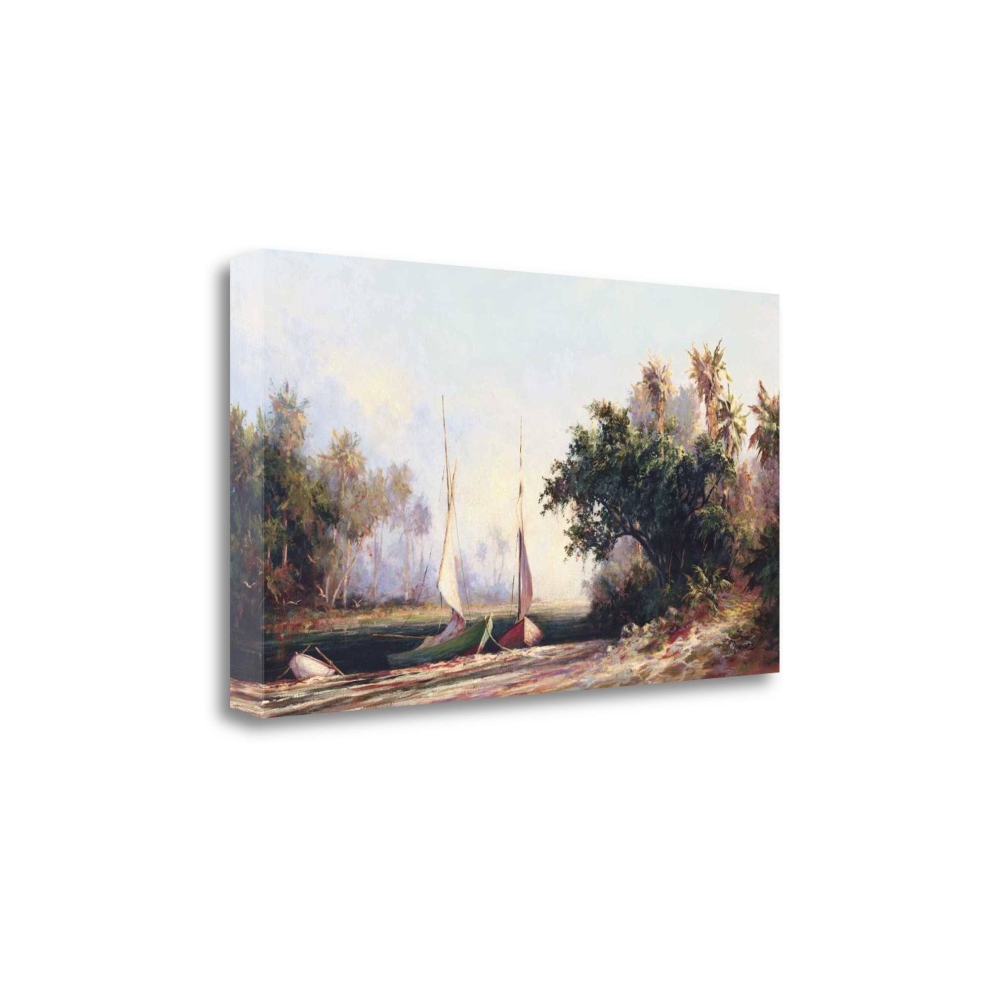 22x22 x 40x22 Peace River Sunset by Malarz Fine Art Giclee Print