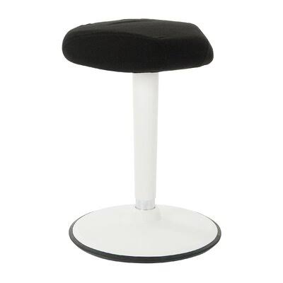Oaties Height Adjustable Active Stool Latitude Run Seat Color: Black