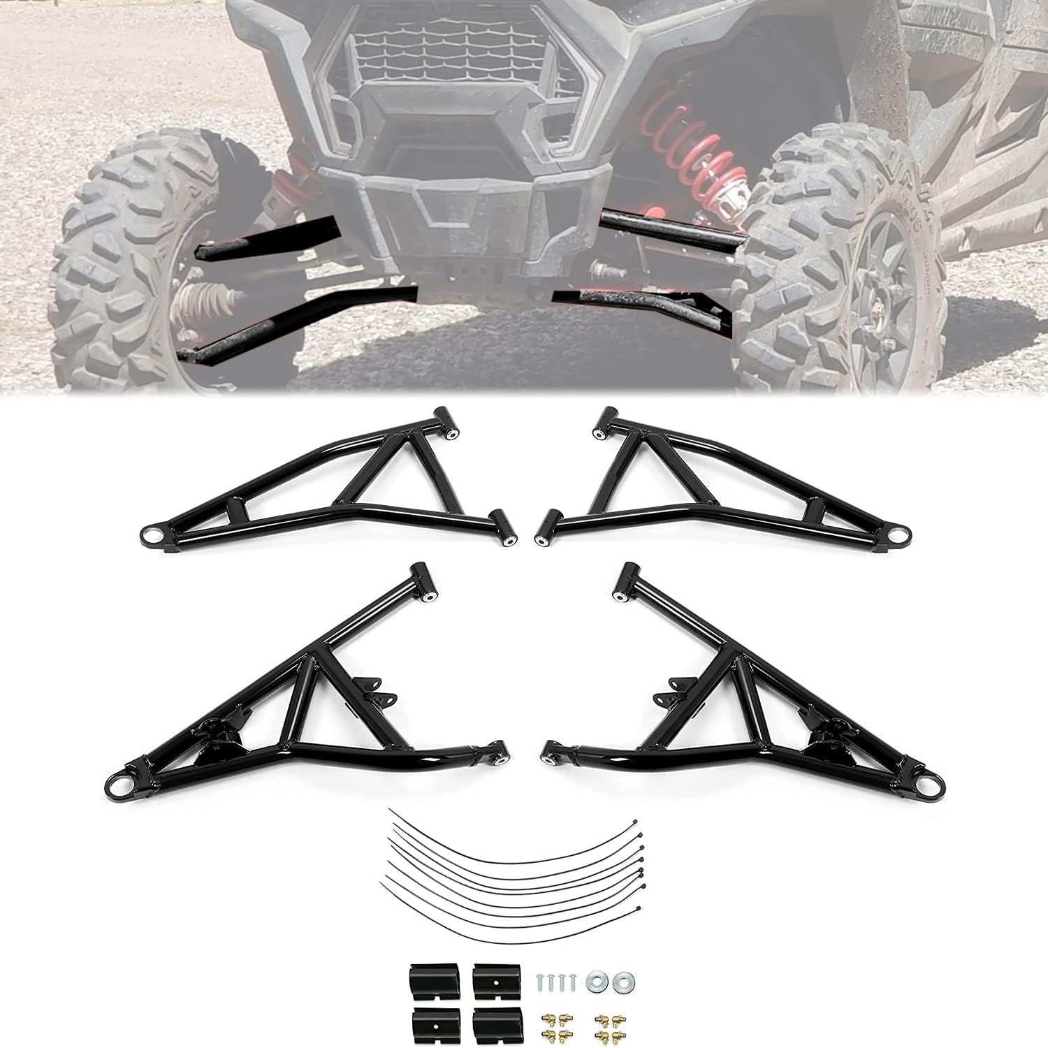 HECASA 4 A Arms Compatible with 2014-2022 Polaris RZR XP 1000 / 4 1000 1.5