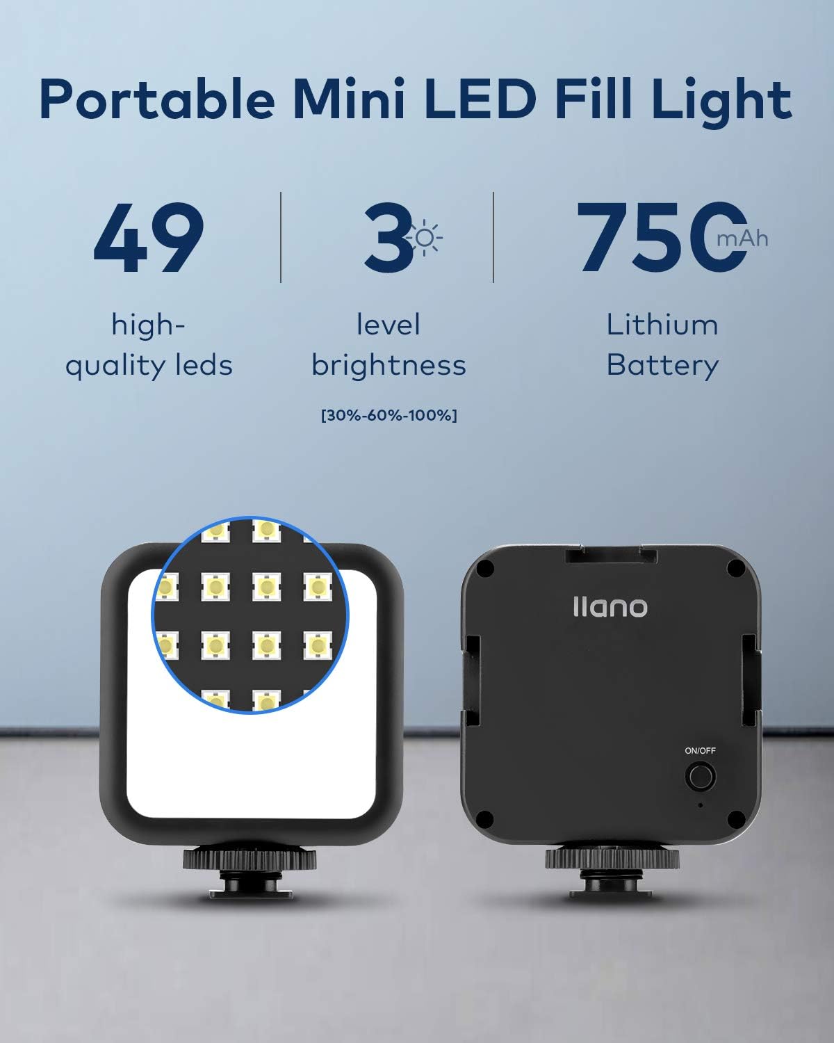 llano Smartphone Video Kit, Smartphone Camera Video Microphone Kit with Light + Microphone + Tripod + Phone Holder, Starter Vlogging Kit for Filming YouTube Instagram & Tiktok Videos Pack of 2