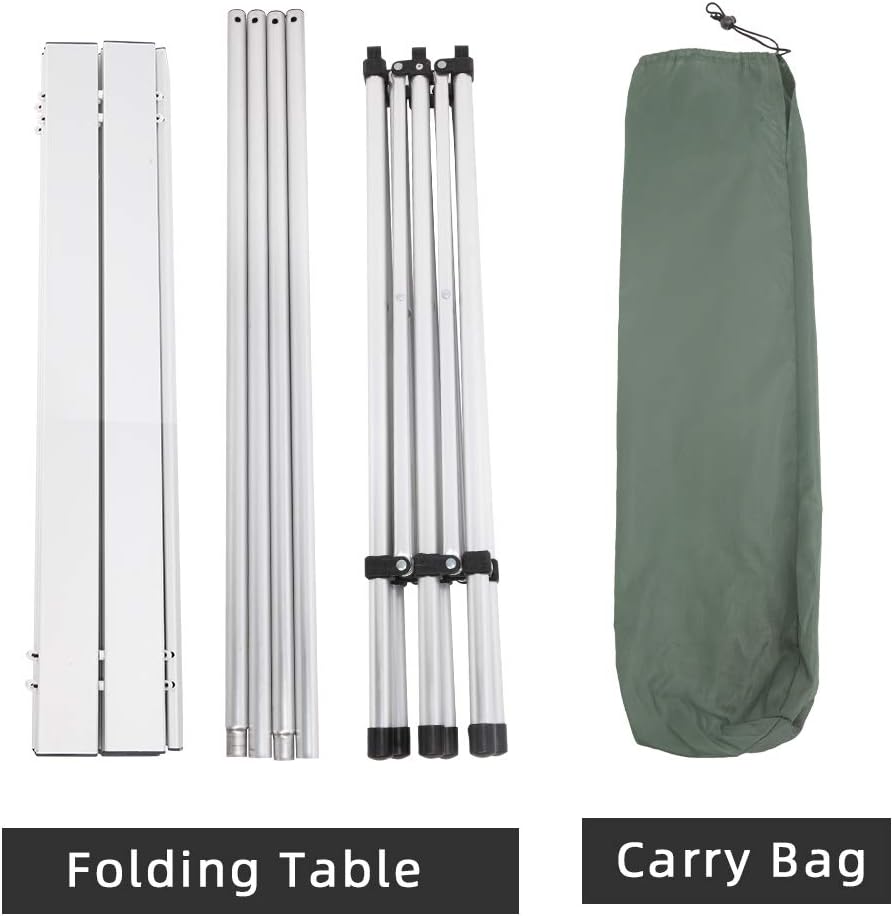 Dogdong 140 70 70cm Rectangular Camping Table Pack of 2