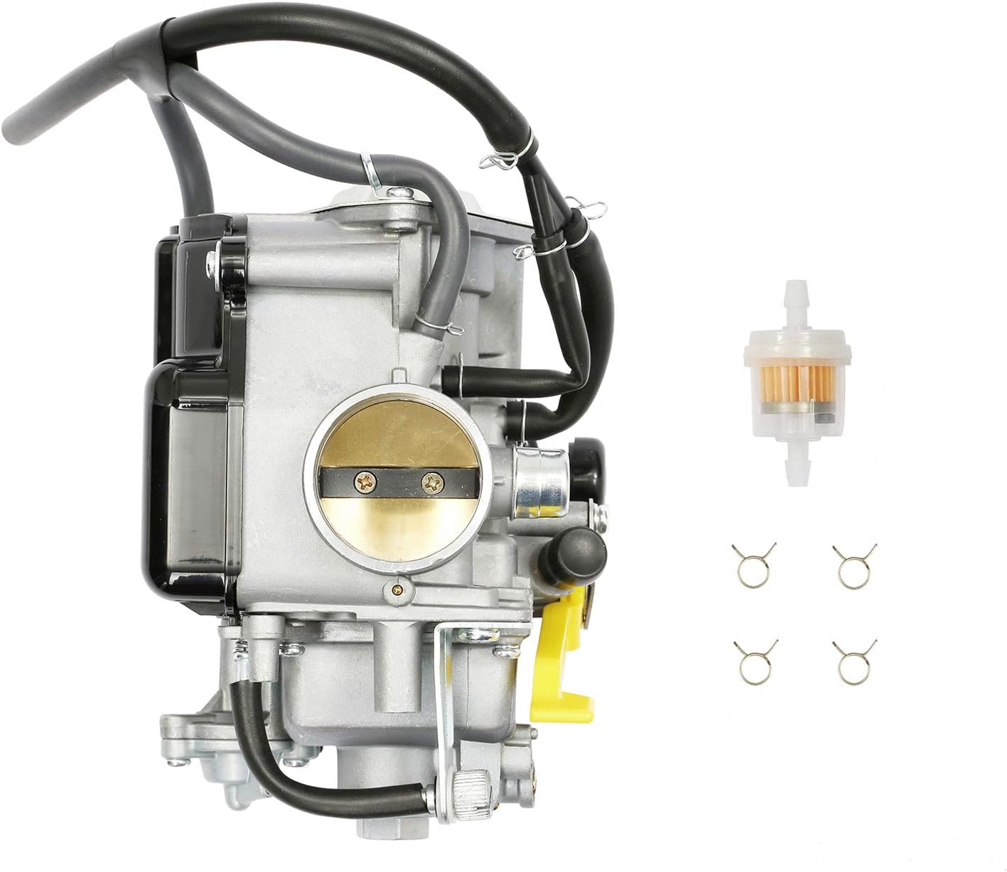 Carburetor ATV Carb for 2001-2015 Honda Sportrax TRX400, 1999-2008 Honda Sportrax 400 TRX400EX 2x4, 2009-2014 Honda TRX400X, 1999-2000 Honda FourTrax TRX400 Replaces# 16100-HN1-A43, 16100-HN1-013