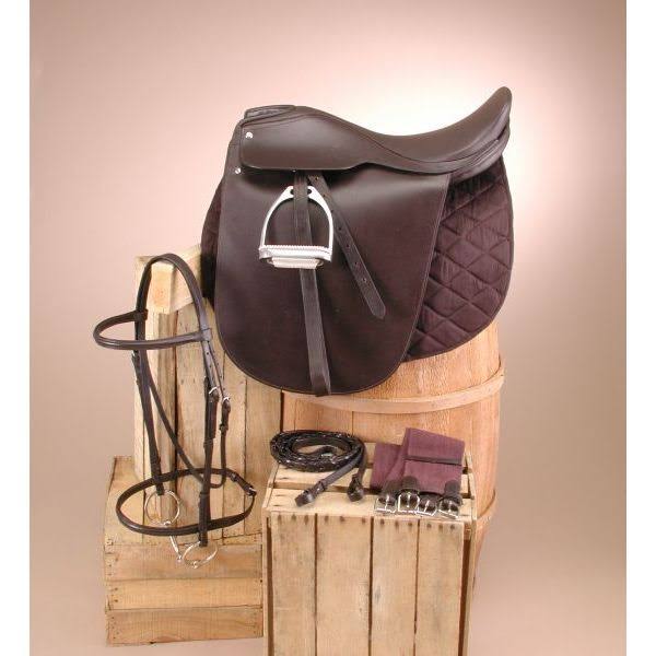 EquiRoyal Liberty Lane Fox Smooth Seat Show Saddle Package