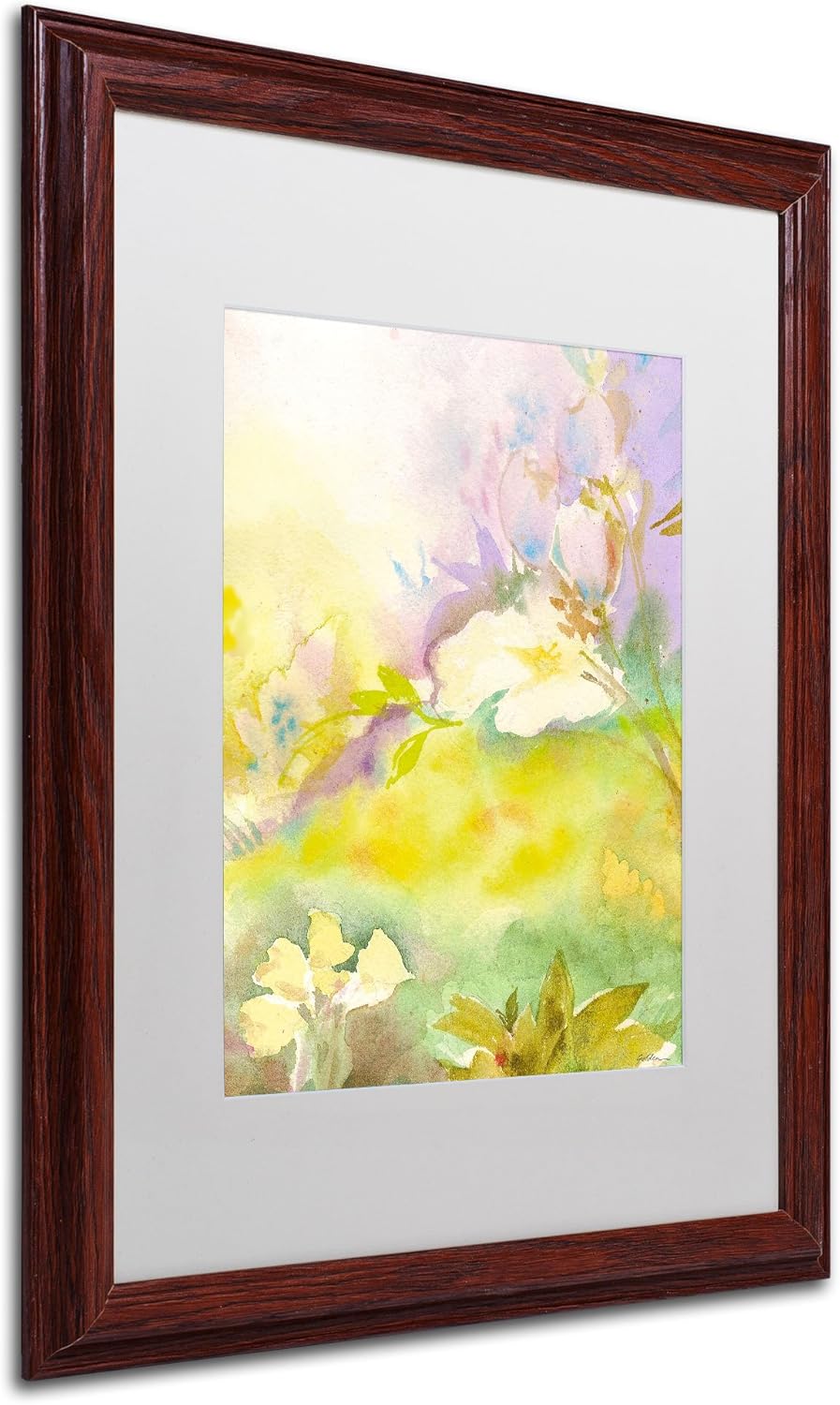 Enchanted Artwork by Sheila Golden Wood Frame, 16 by 20-Inch, White Matte Pack of 2
