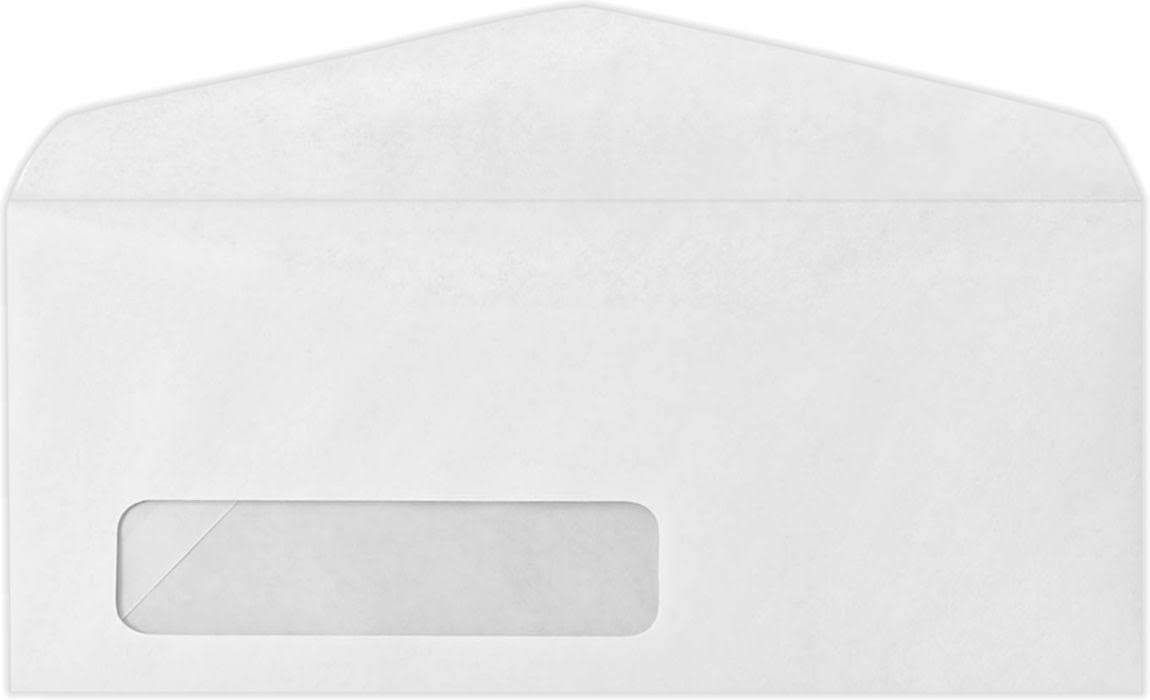 #9 Window Envelopes (3 7/8 x 8 7/8) - 24lb. Bright White - Pack of 50