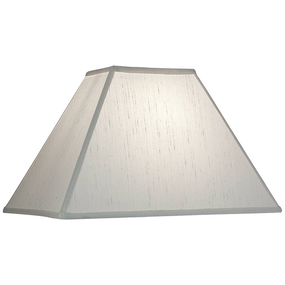 Stiffel ST69 Accessory - 6x16x11 inch Tapered Square Lamp Shade Global White Finish