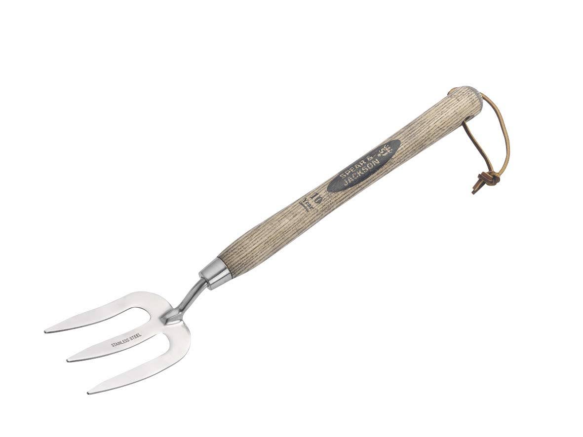 Spear u0026 Jackson 5110WF Traditional Stainless Steel, Long Handled Weed Fork, 12-Inch