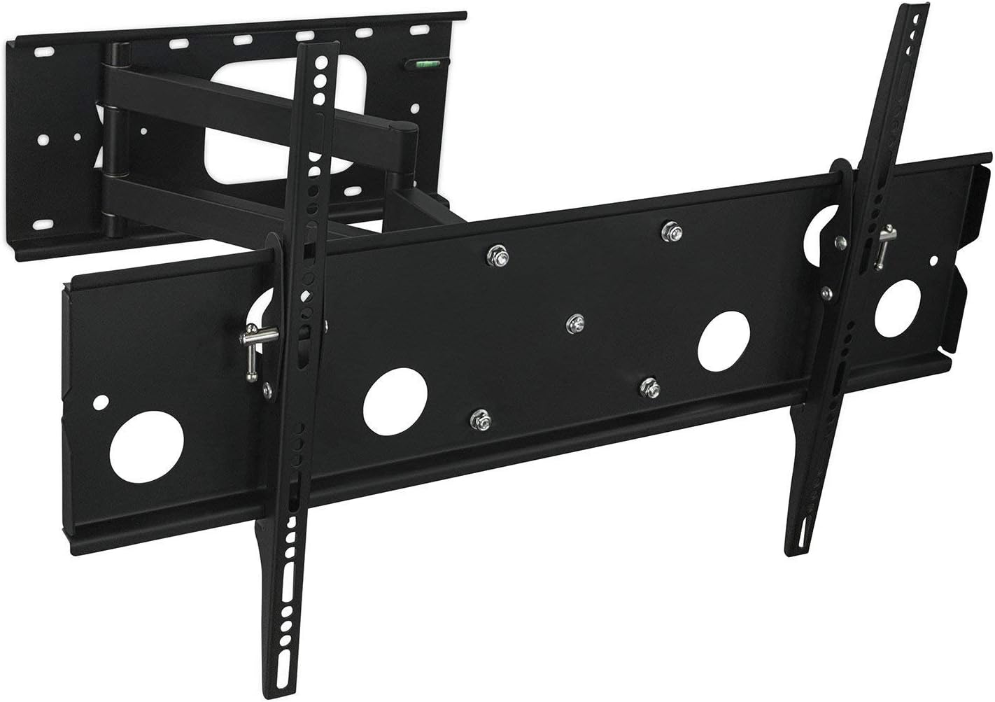 Mount-It! Articulating TV Wall Mount | Low-Profile Full Motion Bracket for 42-70 inch Screens | VESA Compatible up to 850x450 mm | 175 lb Weight Capacity | Black Pack of 2