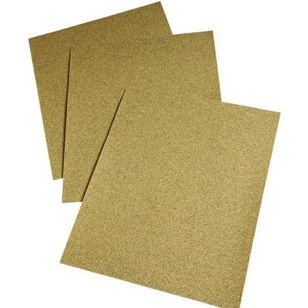 3M 99405NA Sand Blaster Aluminum Oxide Sandpaper Sheets, 80 Grit, 9 inch by 11 inch, 25 Pack
