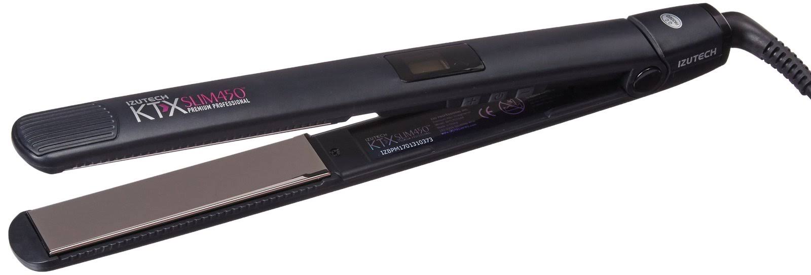 Izutech KTX Slim450 Black Titanium Flat Iron, 1x22