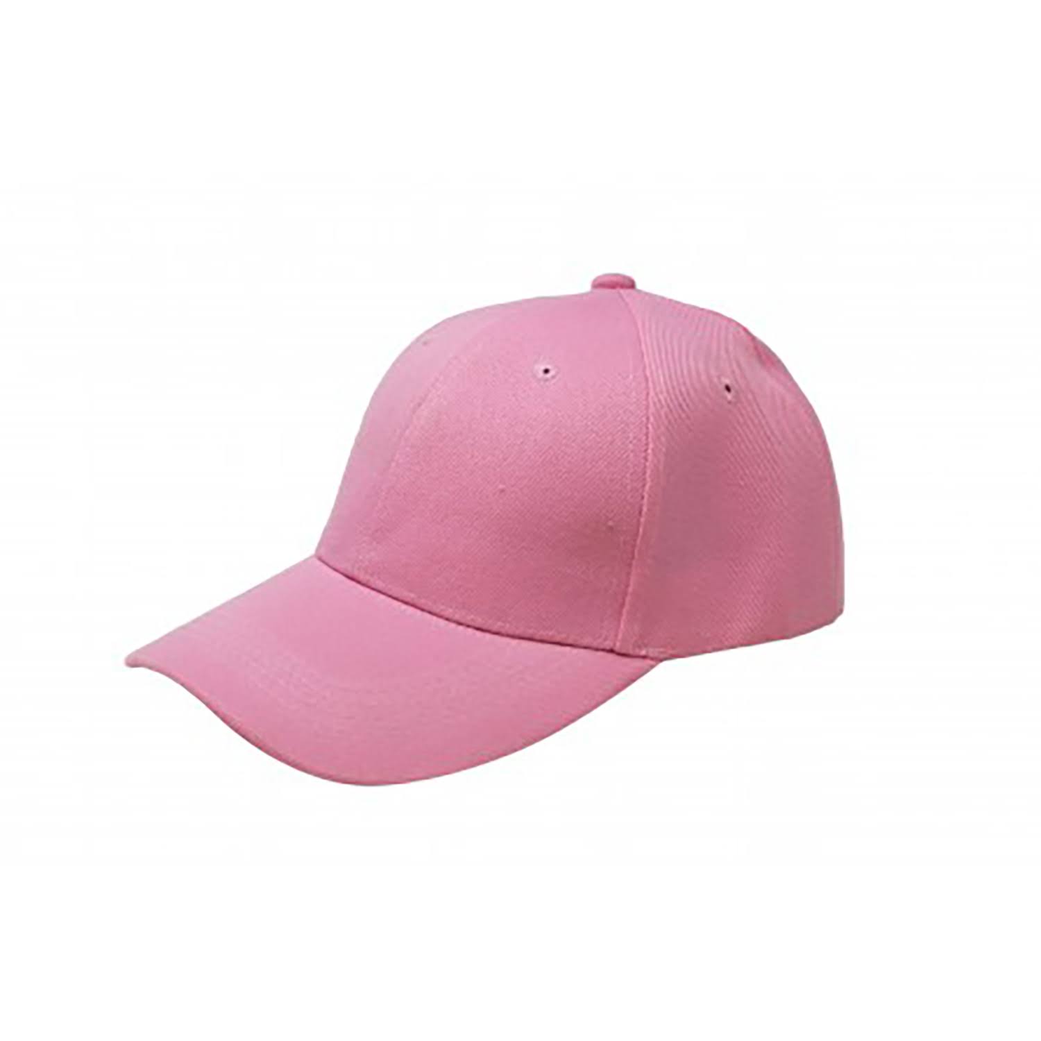 Pack of 15 Bulk Wholesale Plain Baseball Cap Hat Adjustable (Pink)