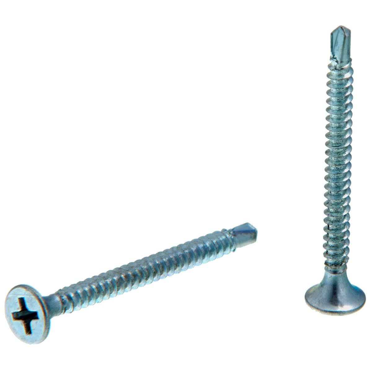Senco 06C162CB 1-5/8 in. #6 Clear Zinc Drywall Screws (4,000-Pack)