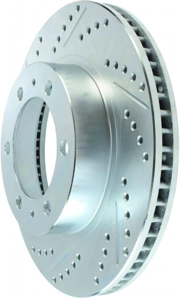 StopTech For Toyota Tacoma 2005-2020 Brake Rotor Drilled & Slotted - Front Passenger Side | 227.44129R