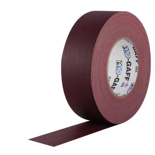 Pro Gaff Burgundy Gaffers Tape 3x22 x 55 Yard Roll (Pack of 16)
