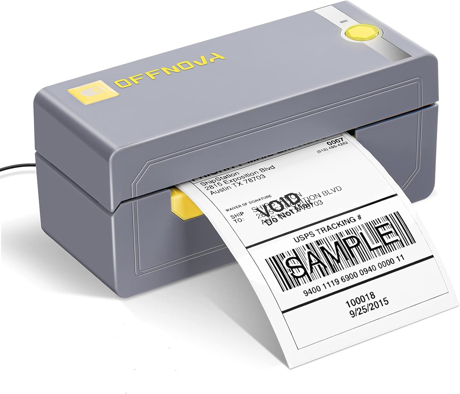 Thermal Label Printer, OFFNOVA 200mm/s High Speed 4&rdquo; x 6&rdquo; Shipping Label Printer for Packages, Compatible with Amazon, Ebay, Etsy, Shopify and FedEx, Support Multiple Systems