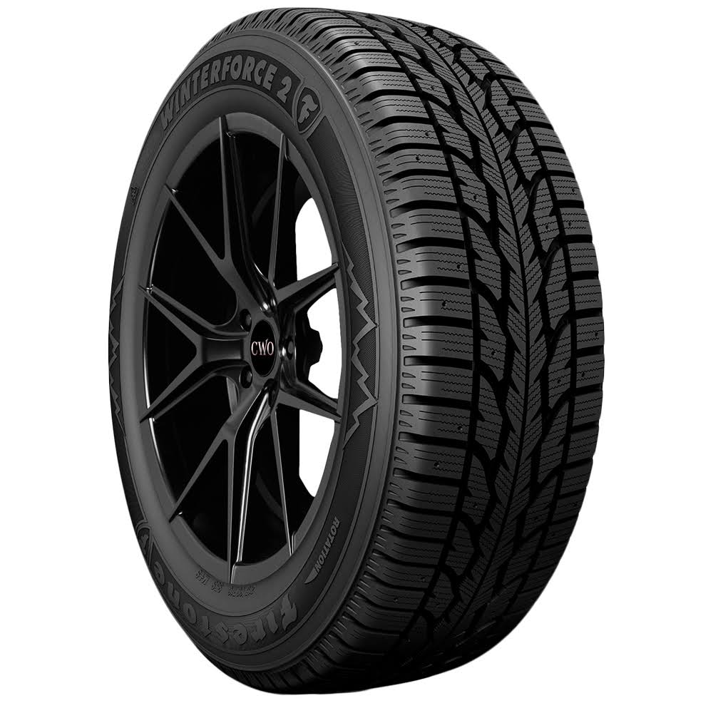 185/65R14 Firestone Winterforce 2 86S Tire, Black 148-691