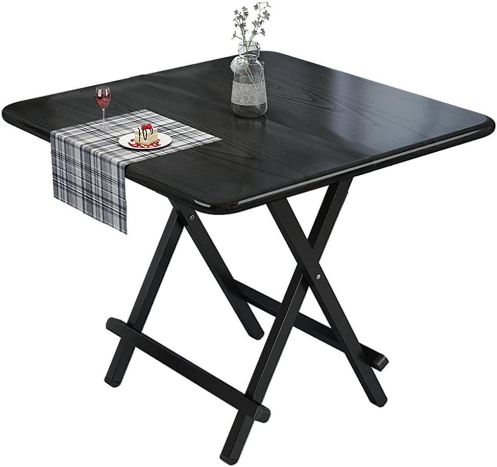 Rukulin Portable Foldable Dining Table Kitchen Table Space Saving Drop Leaf Dinner Table Motorhome Table