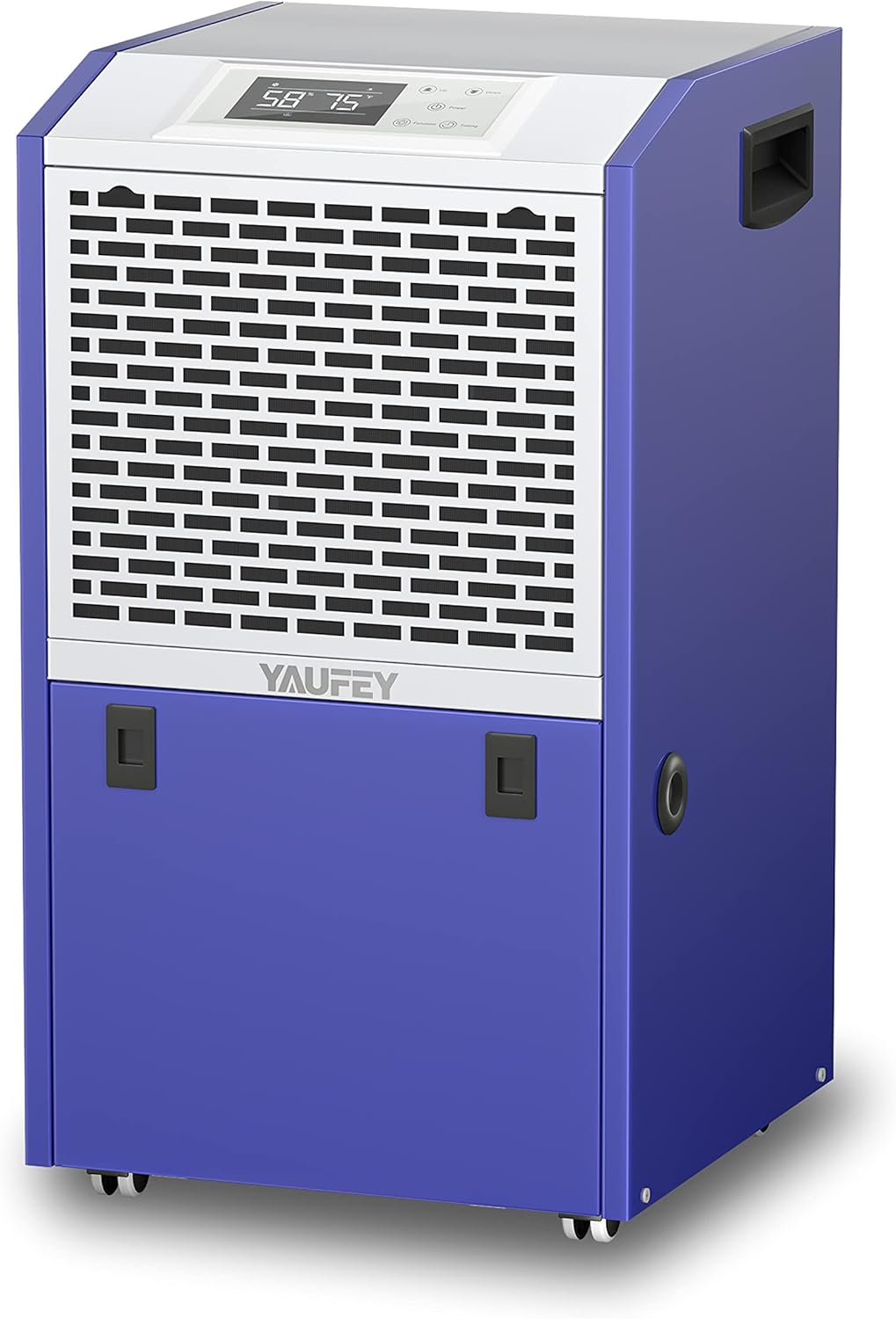 Yaufey 155 Pints Dehumidifier with Drain Hose, Commercial Dehumidifier for Large Basement, Industrial or Commercial Space, Auto Defrost