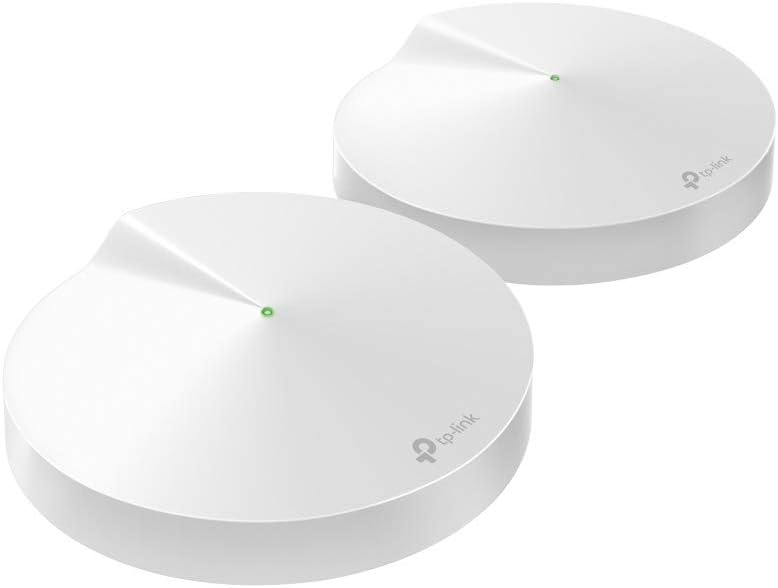 TP-Link Deco Mesh WiFi System(Deco M5) –Up to 5,500 sq. ft. Whole Home Coverage and 100+ Devices,WiFi Router/Extender Replacement, Anitivirus, 3-pack
