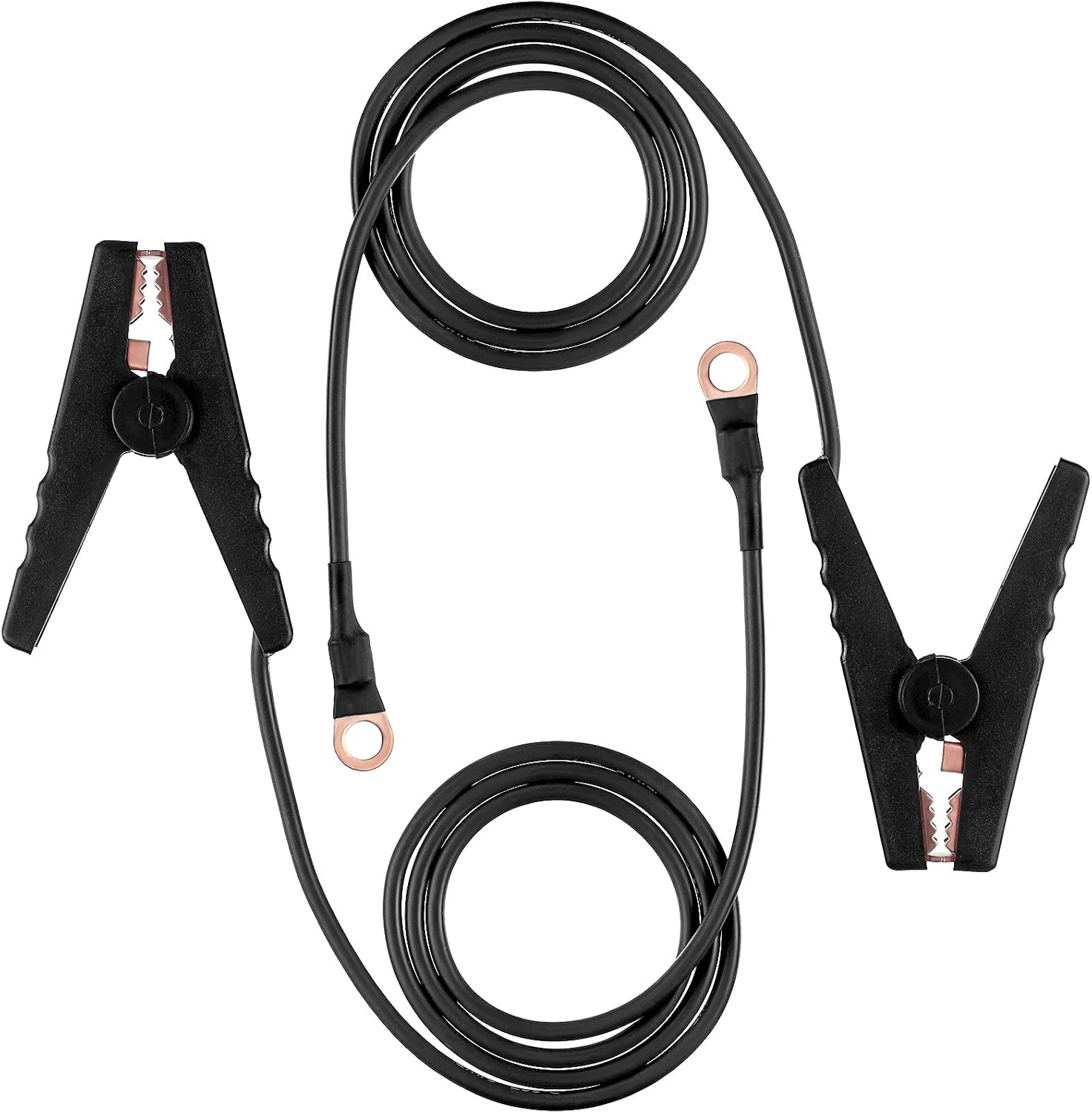 2 Pieces Farm Electric Fence Jump Cable Connect Energizer and Fencing System Wire Electric Fence Jump with Crocodile Clip (red) Pack of 2