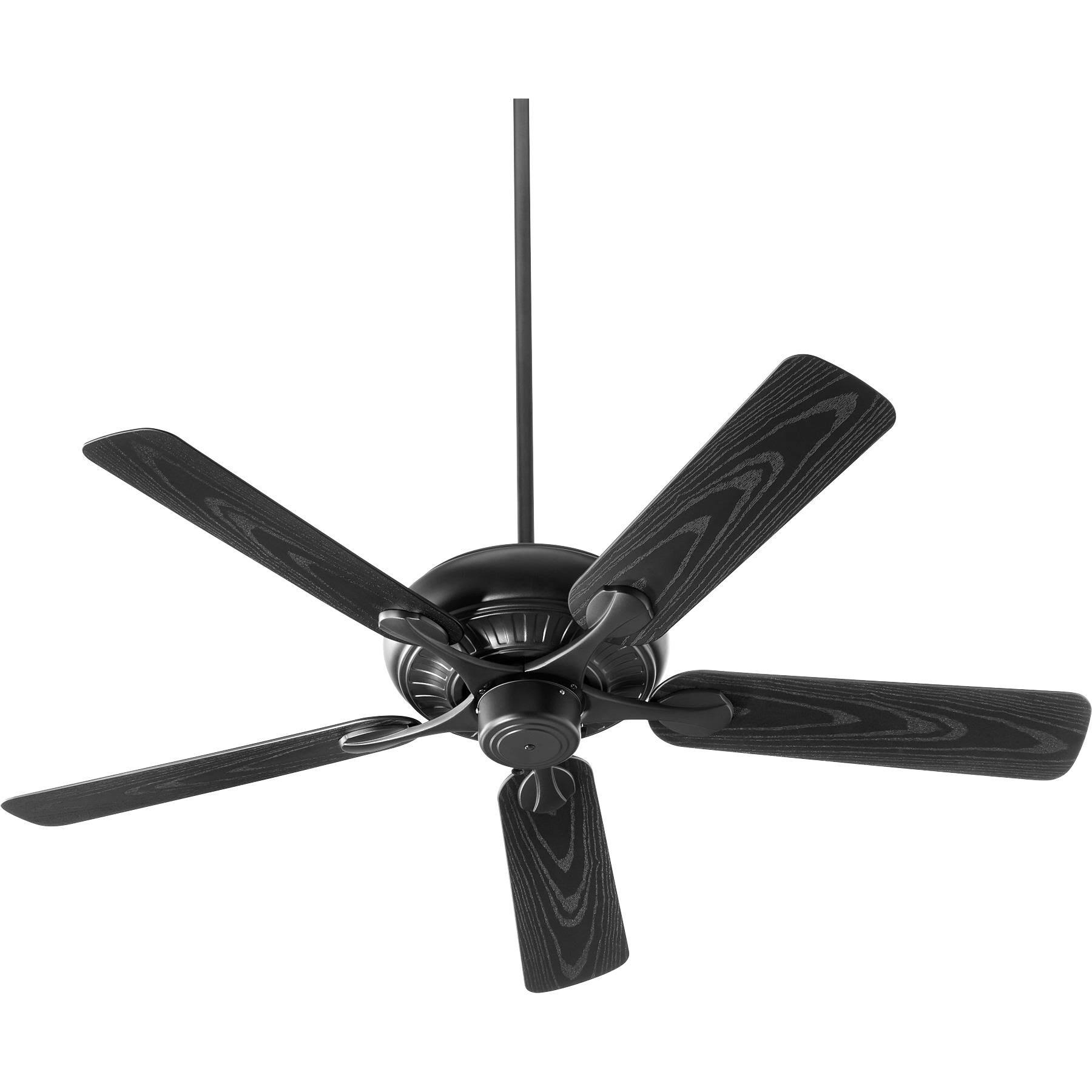 Quorum 191525-69 Pinnacle Patio 52x22 Outdoor Ceiling Fan, Noir