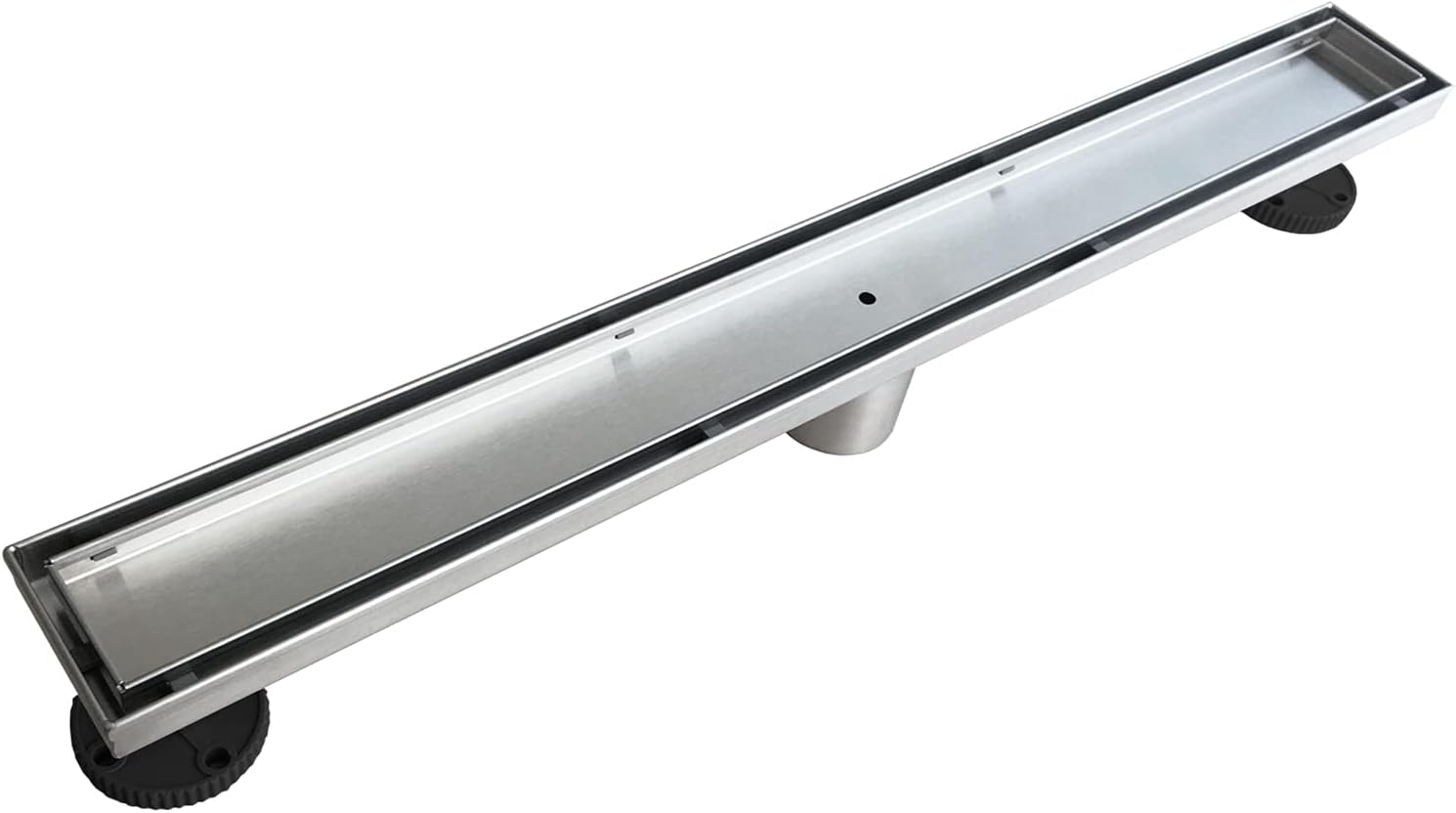 Neodrain 24-Inch Linear Shower Drain with Tile insert Grate, Professional Brushed 304 Stainless Steel Rectangle Shower Floor Drain Manufacturer,Floor Shower Drain