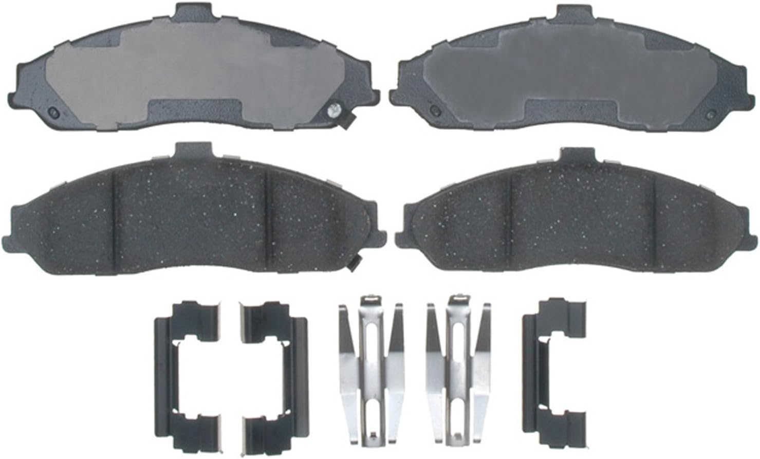 ACDelco Gold 17D731CH Ceramic Front Disc Brake Pad Set , Black