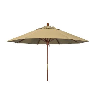 Mraz 9& Market Umbrella Beachcrest Home Fabric Color: Olefin Champagne
