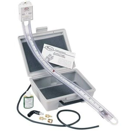 Dwyer 1212 GAS Pressure Kit with Slack Tube Manometer, 8-0-8 W.C.