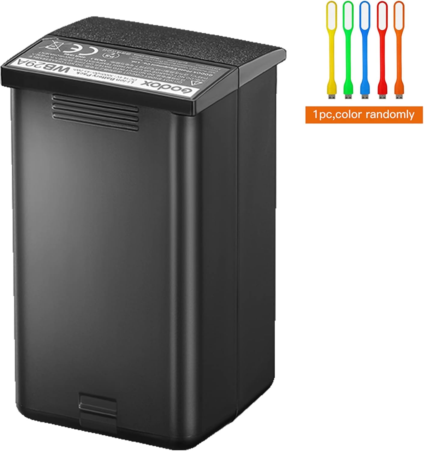 Godox WB29A 14.4V 3000mAh Replacement Lithium Battery Pack for Godox AD200, AD200Pro Pocket Flash Light with USB LED, ( Update Version of WB29 Battery) Pack of 2