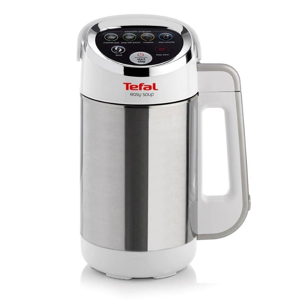 Tefal Easy Soup Metal and White, BL841140, 1.2 L Capacity (Serves 4) with Four A