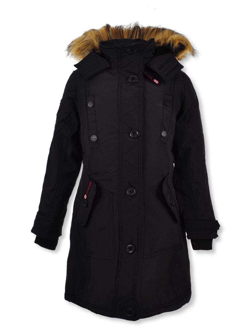Canada Weather Gear Girls& Placket Stitch Insulated Parka