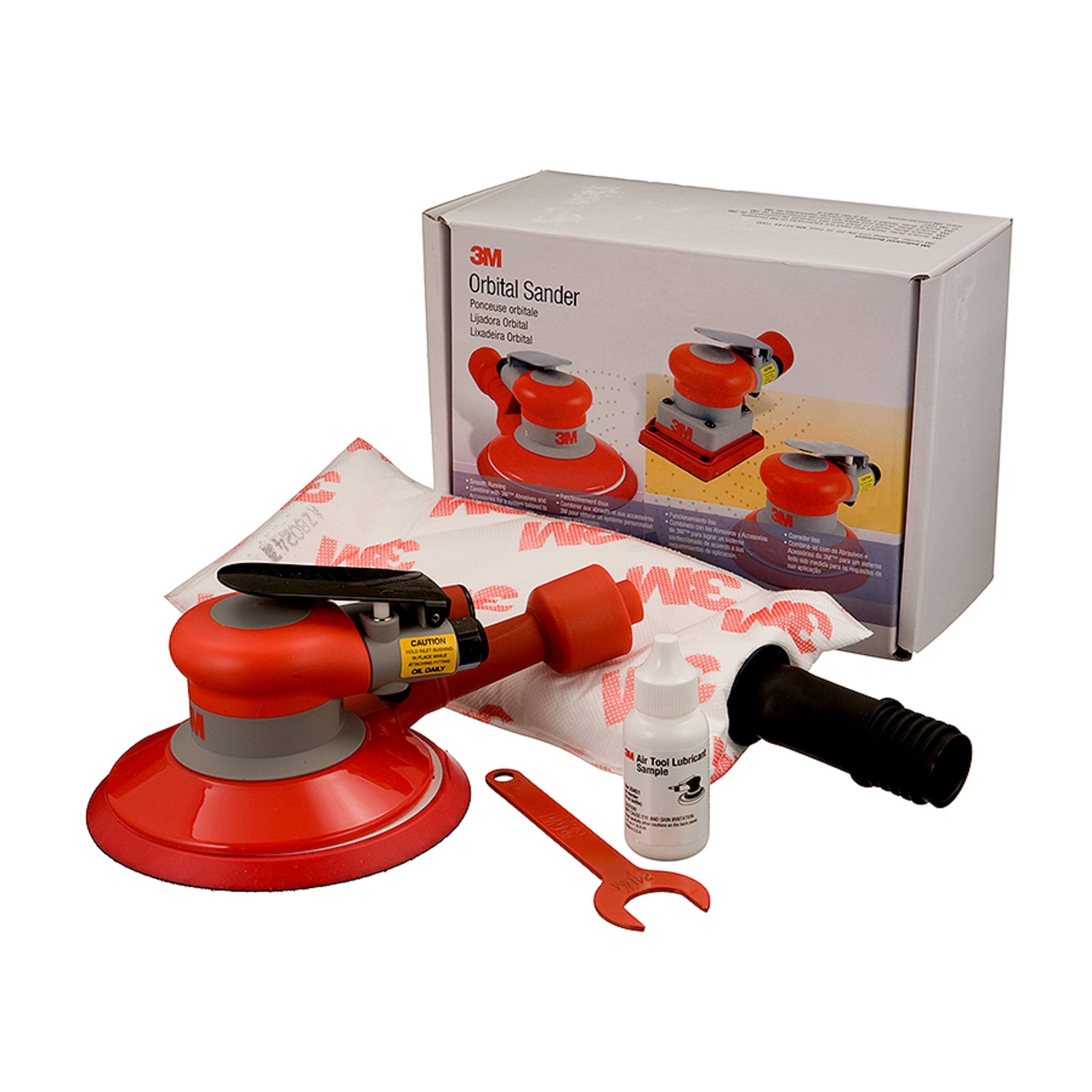 3M, 20327, Self-Generated Vacuum Random Orbital Sander, 6x22