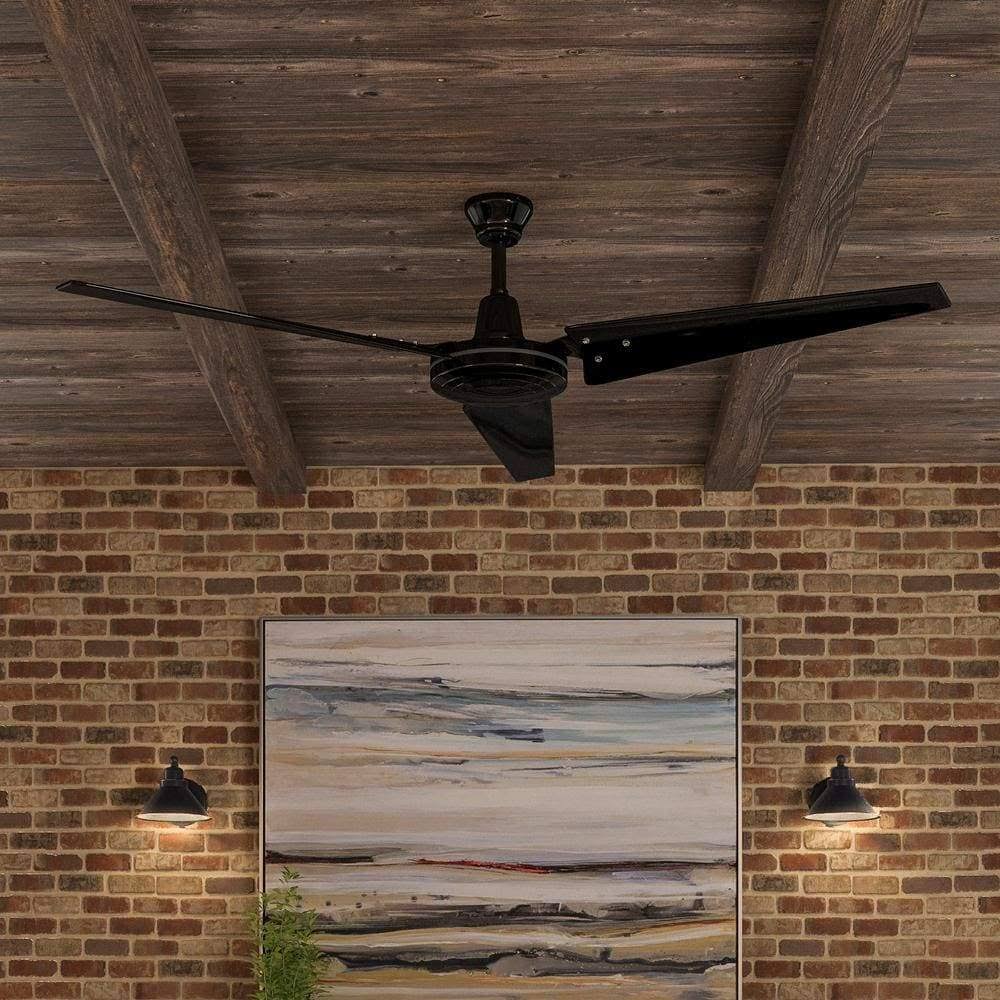 Hampton Bay 60x22 Ceiling Fans - Black