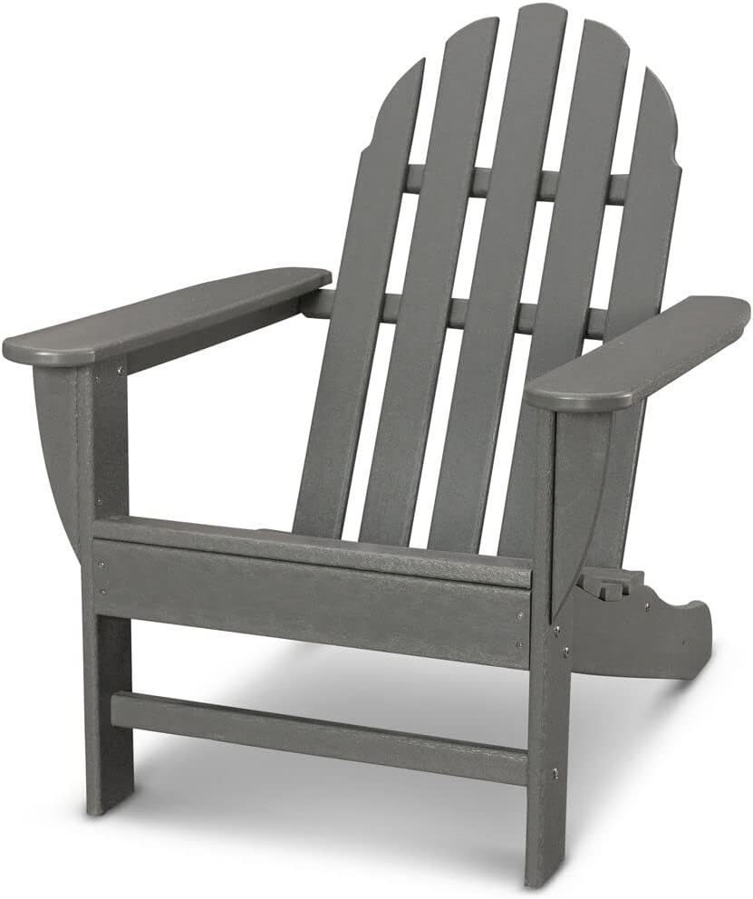 Hanover Grey Classic All-Weather Adirondack Chair